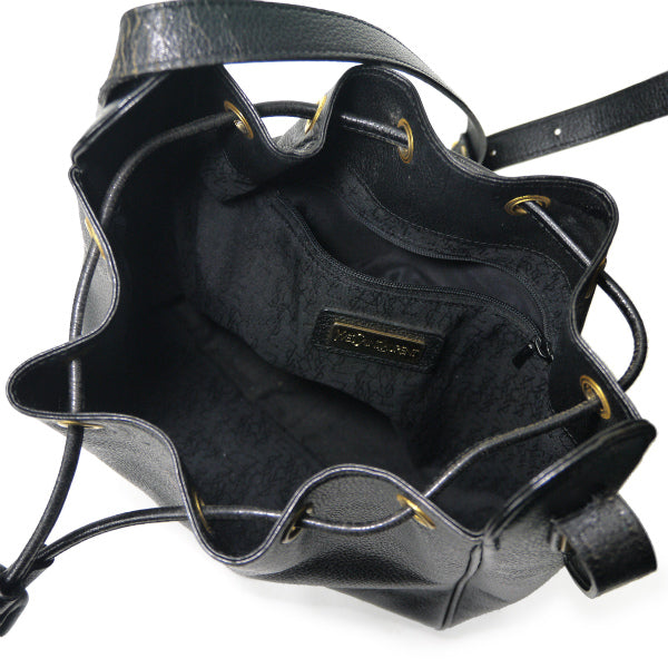YVES SAINT LAURENT 巾着ショルダー（黒）