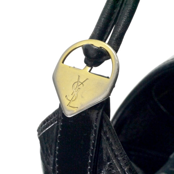 YVES SAINT LAURENT 巾着ショルダー（黒）