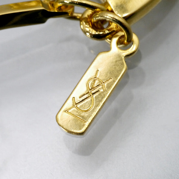 YVES SAINT LAURENT 3連ネックレス＆ベルト（ゴールド/箱付き）