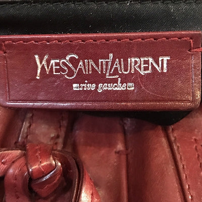 YVES SAINT LAURENT 半円ワンショルダー（赤）