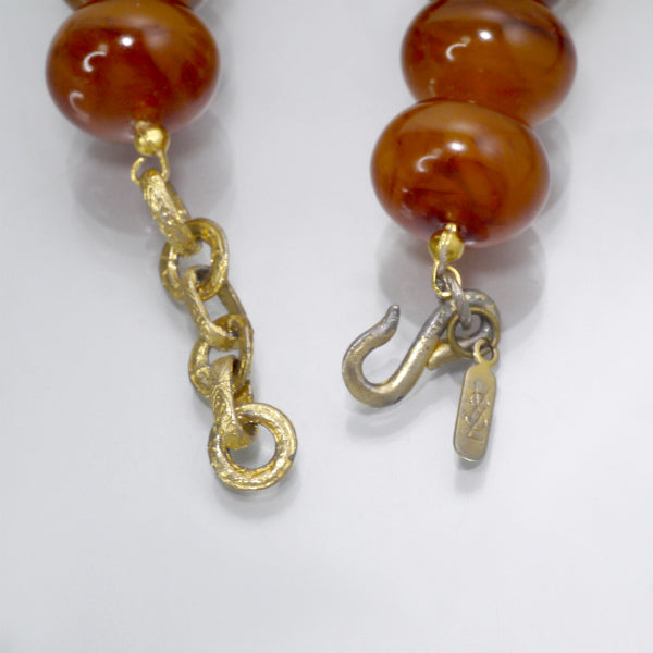 YVES SAINT LAURENT べっ甲ネックレス