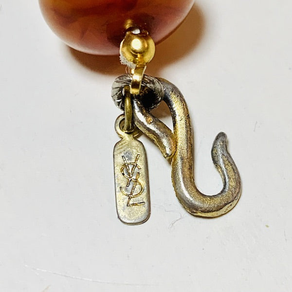 YVES SAINT LAURENT べっ甲ネックレス