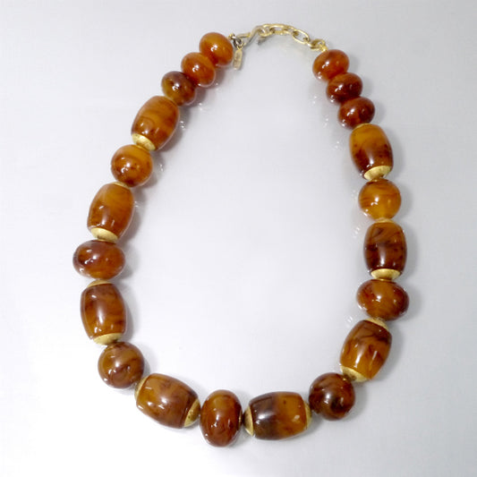 YVES SAINT LAURENT べっ甲ネックレス