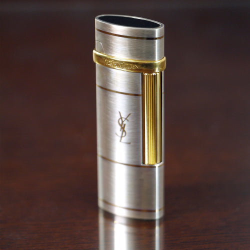 YVES SAINT LAURENT シルバー×ゴールドライター