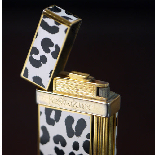 YVES SAINT LAURENT レオパードライター