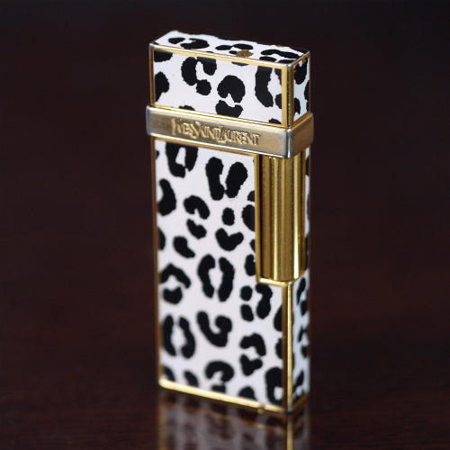 YVES SAINT LAURENT レオパードライター