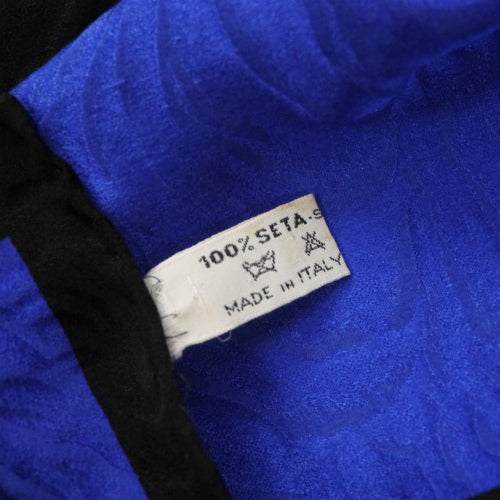 YVES SAINT LAURENT 大判シルクマルチカラー スカーフ