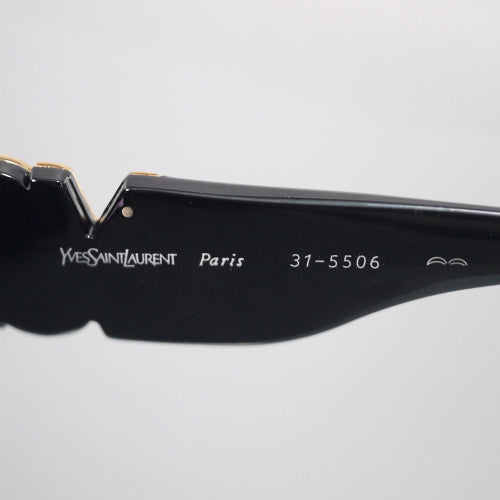 YVES SAINT LAURENT YSLロゴサングラス（黒）