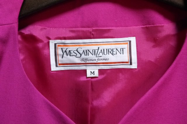 YVES SAINT LAURENT ピンクジャケット