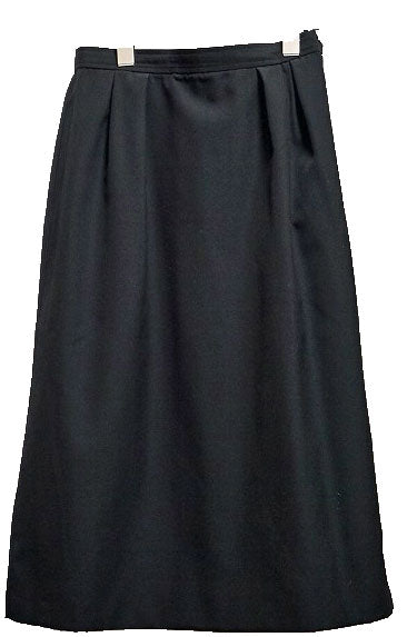 YVES SAINT LAURENT 黒スリットスカート