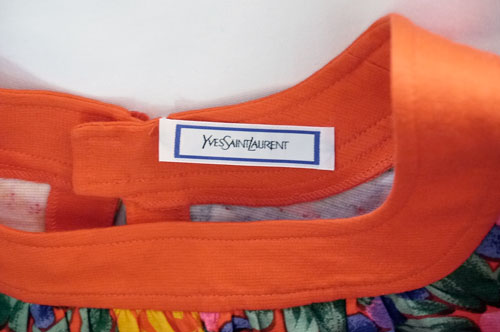 YVES SAINT LAURENT 花柄セットアップ