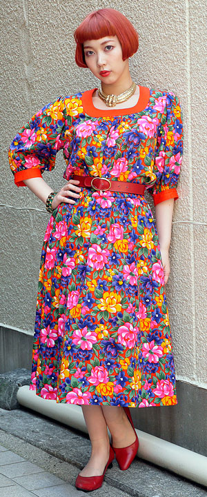 YVES SAINT LAURENT 花柄セットアップ