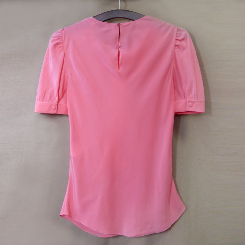 YVES SAINT LAURENT シルクトップス（ピンク）