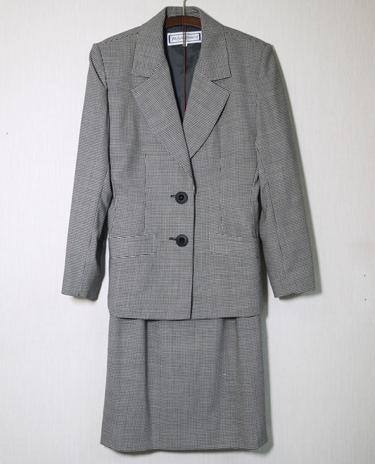 YVES SAINT LAURENT スーツ（千鳥格子柄）