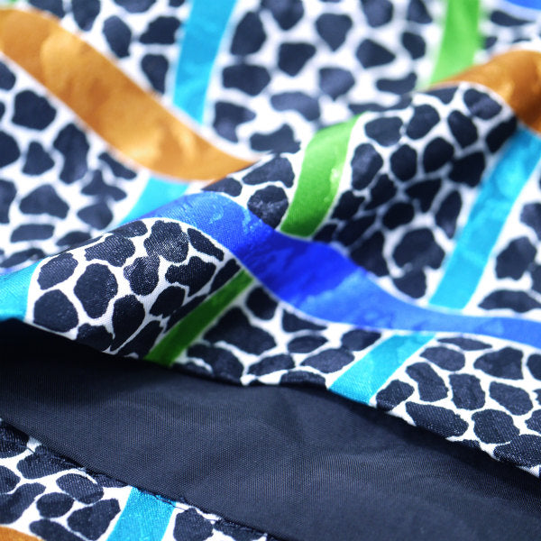 YSL　ダルメシアン×チェック柄ツーピース