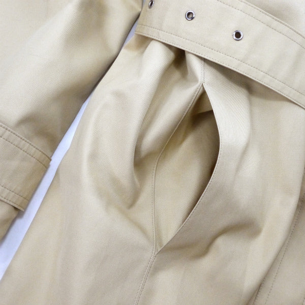 YSL　コットントレンチコート（ライトベージュ）