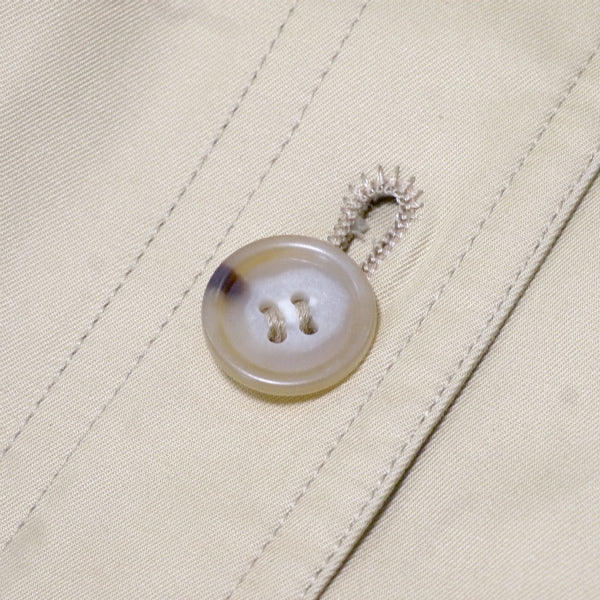 YSL　コットントレンチコート（ライトベージュ）