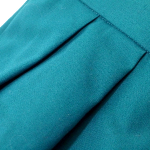 YSL　コットン タイトスカート（ターコイズブルー）