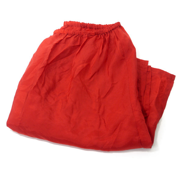 YSL　フラワー柄 半袖ワンピース（赤系）