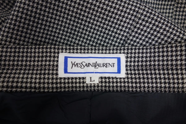 YVES SAINT LAURENT スーツ（千鳥格子柄）