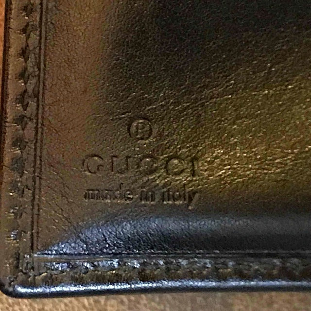 Gucci  総革タイガーヘッド長財布（黒）