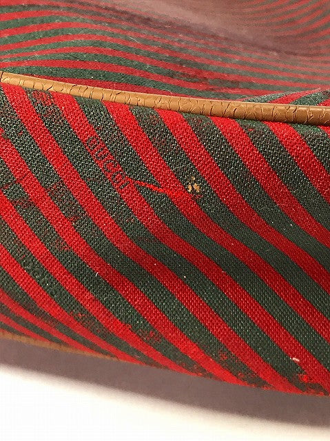 OLD Gucci Rigateラインセカンドバック（赤緑）