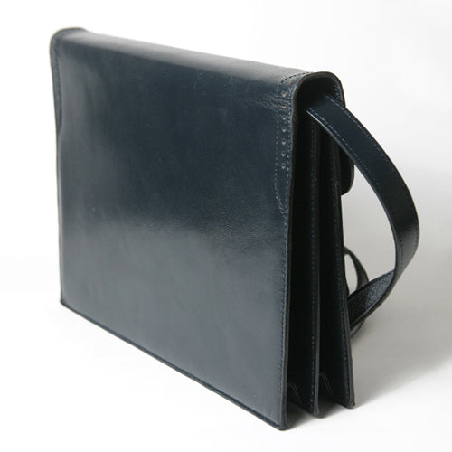 YVES SAINT LAURENT 3Way型押しショルダー(黒）