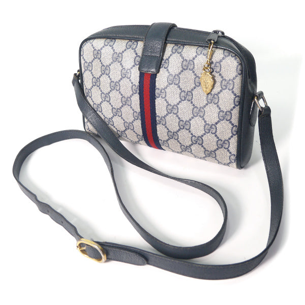 OLD Gucci 縦シェリーミニポシェット(青)