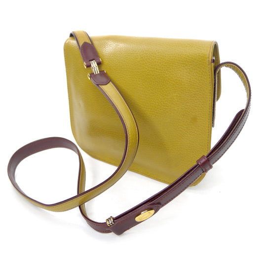 Cartier　マストライン デザインフラップショルダー（マスタード）