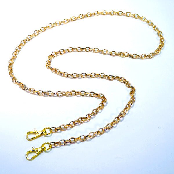 バッグ用チェーン ショルダーストラップ（ゴールド）