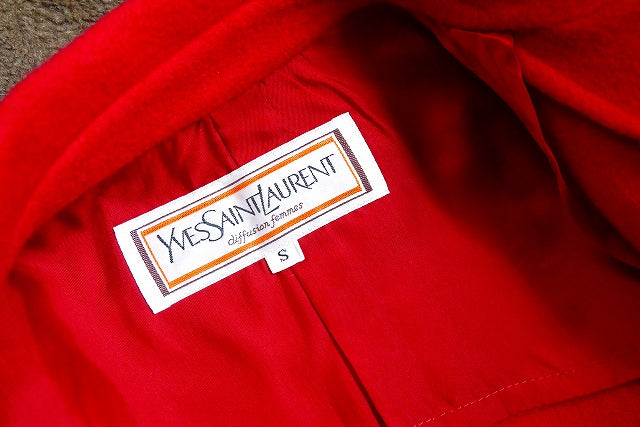 YVES SAINT LAURENT スカートスーツ（ローズピンク）