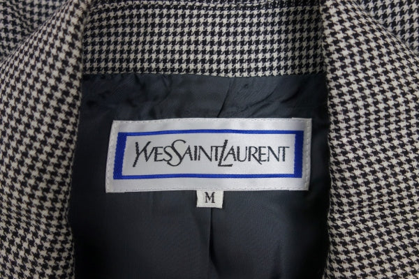 YVES SAINT LAURENT スーツ（千鳥格子柄）