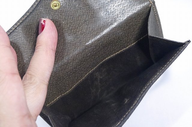 OLD Gucci　二つ折れシェリー財布　（茶）