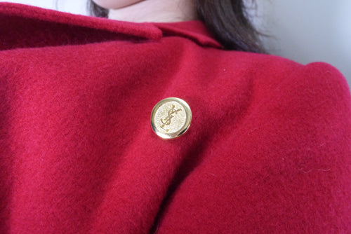 YVES SAINT LAURENT スカートスーツ（ローズピンク）