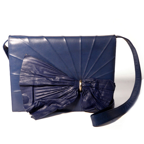 VERSACE　リボンショルダー（青）