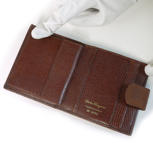 Ferragamo Vara コンパクト財布（茶）