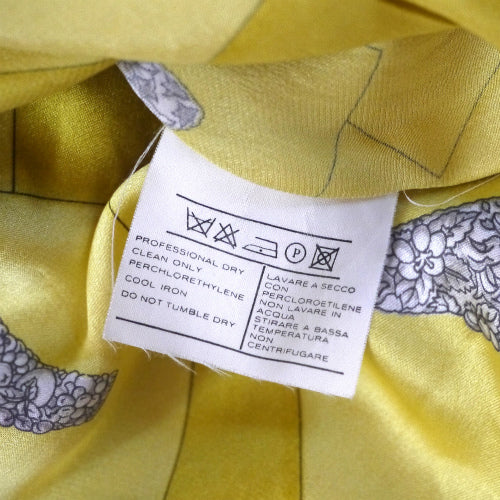 Salvatore Ferragamo　パンプス柄カーディガン（黄）