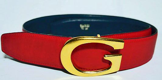 OLD Gucci 赤Gベルト