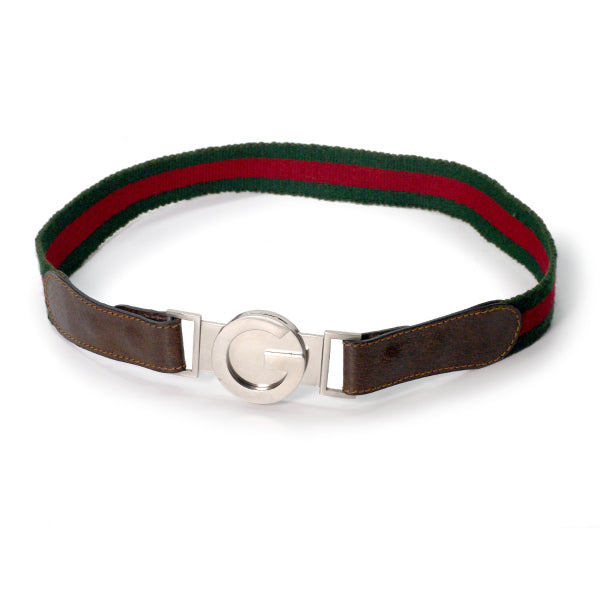 OLD Gucci シェリーライン ウエストベルト(シルバー)