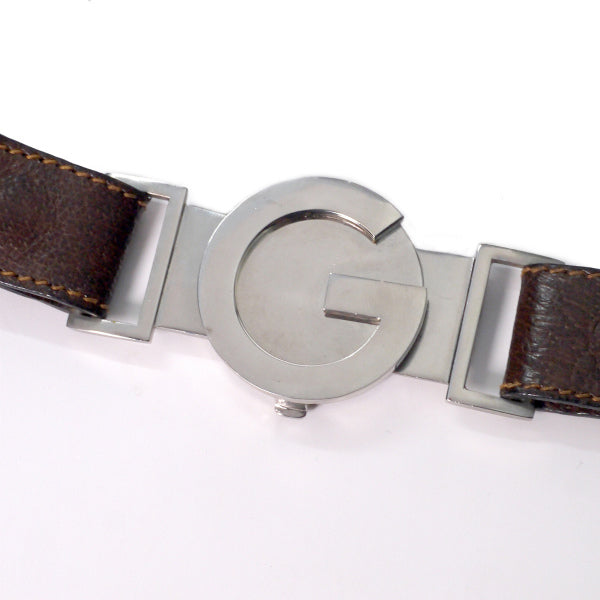 OLD Gucci シェリーライン ウエストベルト(シルバー)