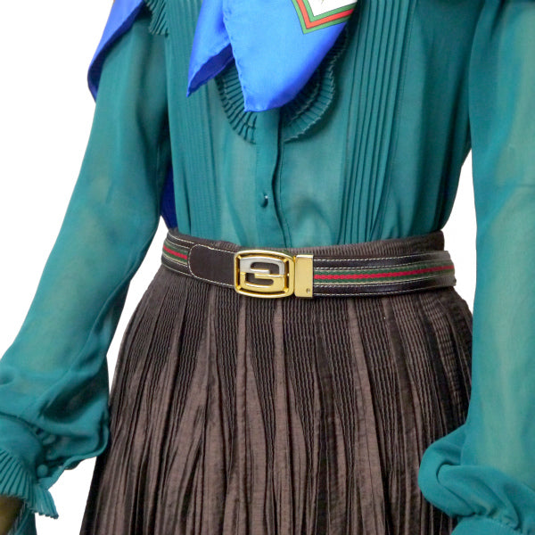 OLD Gucci シェリーライン GGバックルベルト
