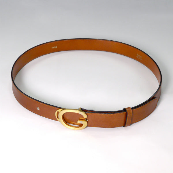 OLD Gucci 飴色Gバックルベルト（箱付き）