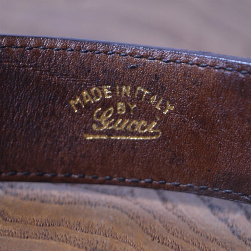 OLD Gucci シェリーベルト（Gバックル）