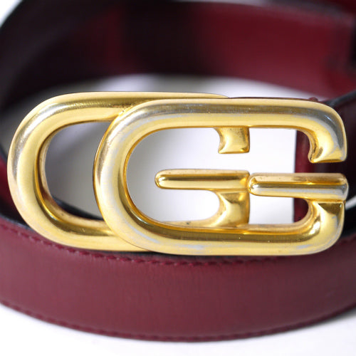 OLD Gucci GGバックルベルト(真紅)