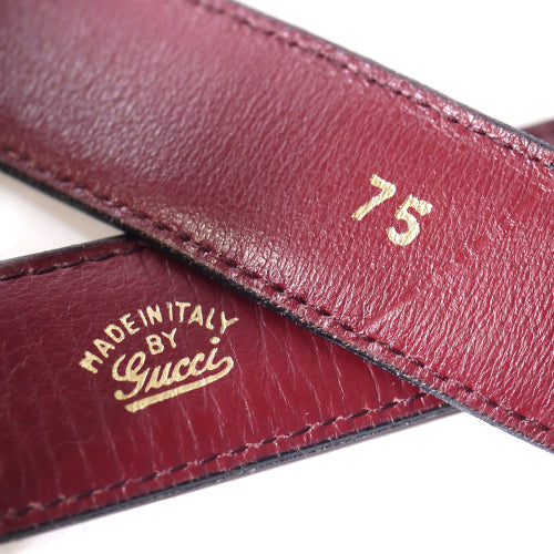 OLD Gucci GGバックルベルト(真紅)