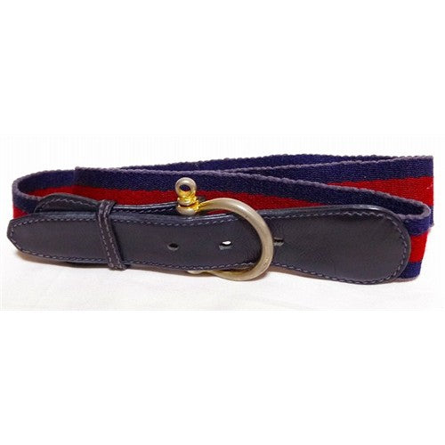 OLD Gucci シェリーライン×革ベルト（紺）