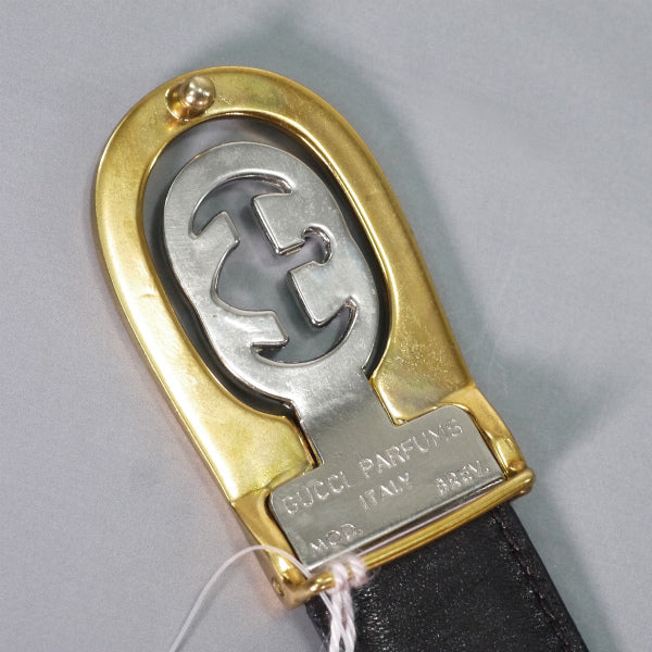 OLD Gucci デットストック！GGレザーベルト(黒/茶)