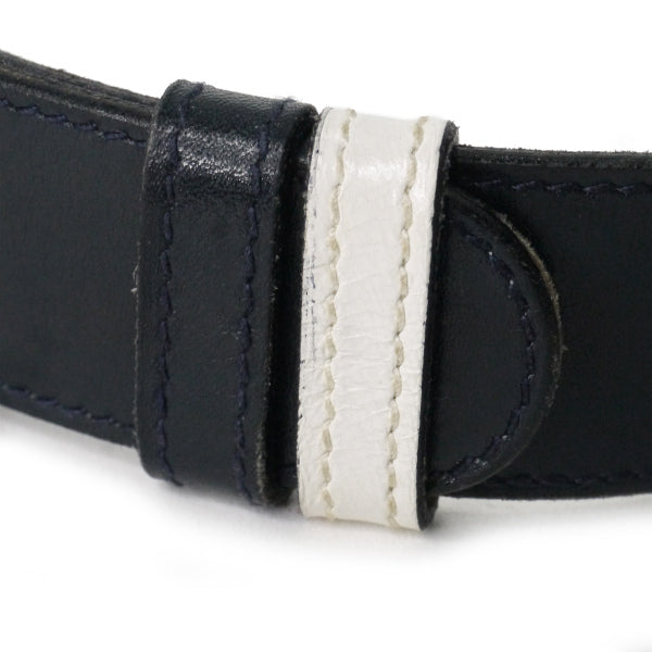 OLD Gucci ビットバックル レザーベルト（黒）