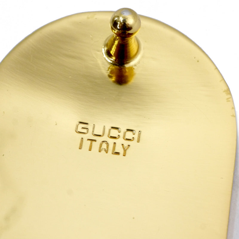 OLD Gucci 70s筆記体ロゴバックル レザーベルト（茶）