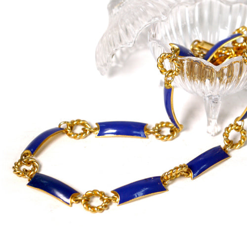 OLD Gucci 　チェーンベルト（青）